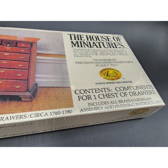 THE HOUSE OF MINITURES X-ACTO COLLECTORS EDITION WOOD DRAWERS FURNTIURE 1970S - Picture 4 of 7